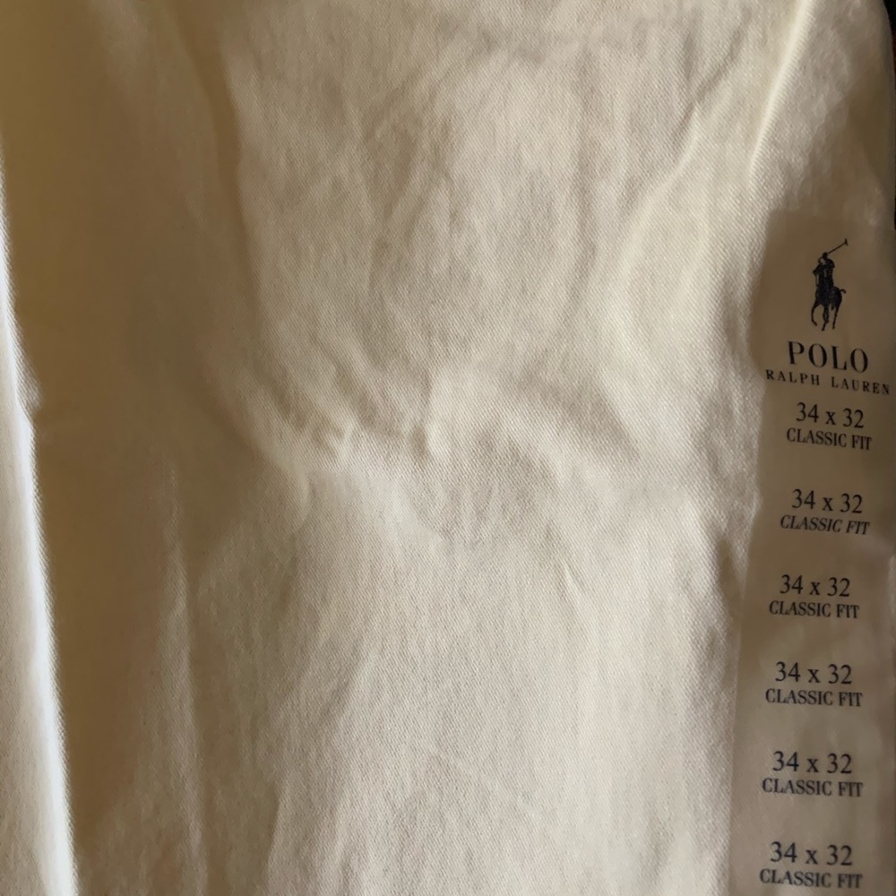 Classic fit Ralph Lauren light yellow chinos